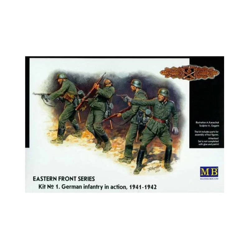 1/35 Eastern Front Series Kit. 1 German Infantry Masterbox S3522 3 1/35 Eastern Front Series Kit. 1 German Infantry Masterbox S3522