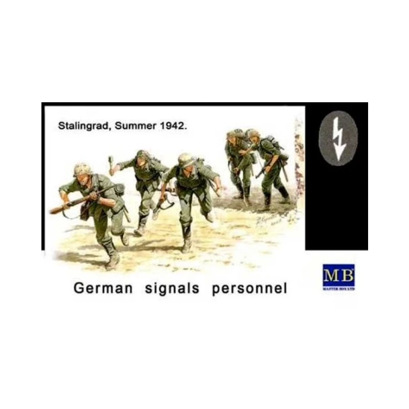 1/35 German Signals Stalingrad Summer 1942 Masterbox S3540 3 1/35 German Signals Stalingrad Summer 1942 Masterbox S3540