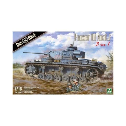 1/16 Panzer III Ausf.J 3 In 1 Das Werk DW16002 -Scalemodelshop Sales Store 1642062595 54089200