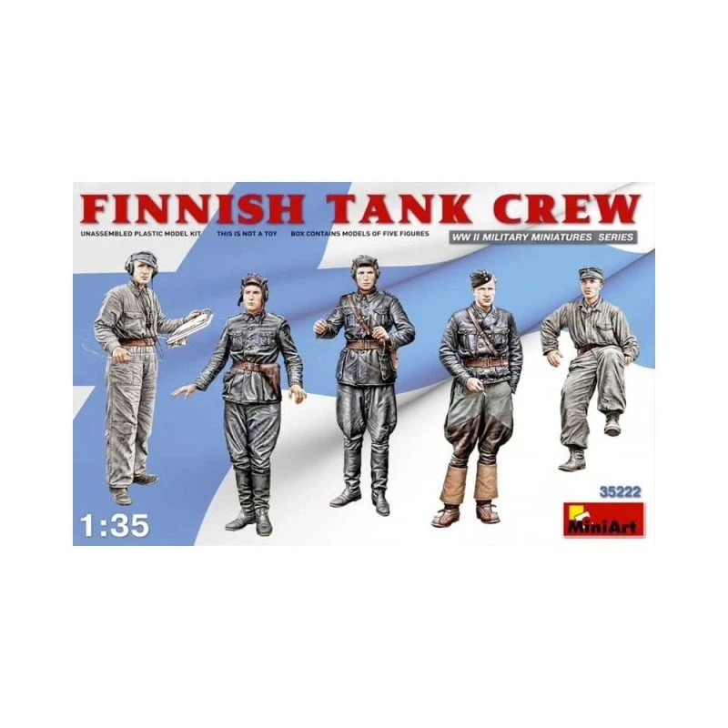 1/35 Finnish Tank Crew Miniart 35222 3 1/35 Finnish Tank Crew Miniart 35222