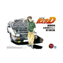 1/24 Initial D Takumi Fujiwara Sprinter Trueno AE86 Comic Version Aoshima 05960