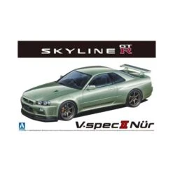 1/24 Nissan BNR34 Skyline GT-R V-specII Nr. ’02 Aoshima 06275