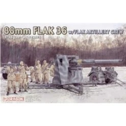 1/35 88mm FLAK 36 W/FlaK Artillery Crew Dragon 6260