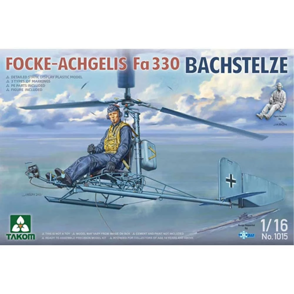 1/16 Focke-Achgelis Fa 330 Bachstelze (Wagtail) Takom 01015 3 1/16 Focke-Achgelis Fa 330 Bachstelze (Wagtail) Takom 01015