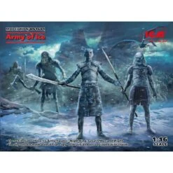 1/16 Army Of Ice (Night King, Great Other, Wight) Diorama Set ICM DS1601