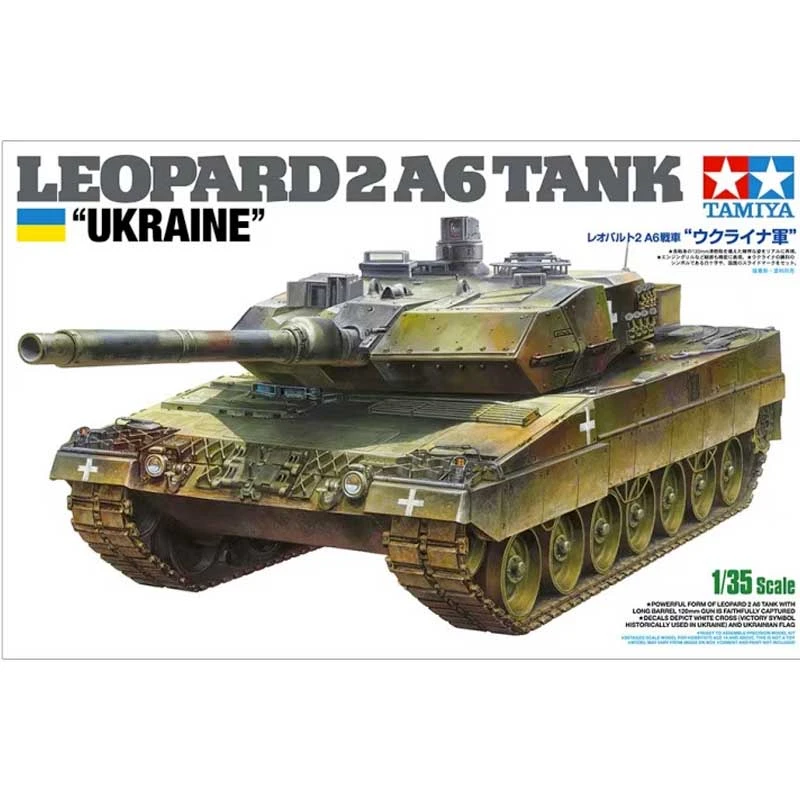 1/35 Leopard 2A6 Tank “Ukraine” 25207 Tamiya 3 1/35 Leopard 2A6 Tank “Ukraine” 25207 Tamiya