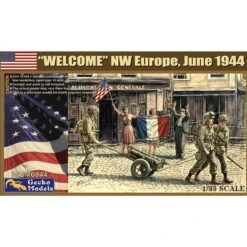 1/35 US Paratroopers “WELCOME”NW Europe, June 1944 Gecko Models 35GM0044
