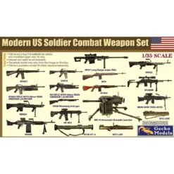 1/35 Modern US Soldier Combat Weapon Set Gecko Models 35GM0082