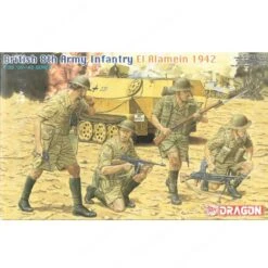 1/35 British 8th Army Infantry El Alam Dragon 6390