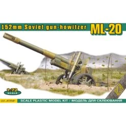 1/72 WWII ML-20 Soviet 152mm Gun-Howitzer 72581 ACE Models