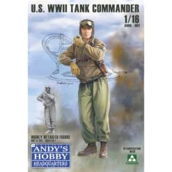 1/16 U.S. WWII Tank Commander AHHQ-002 Andy’s Hobby HQ