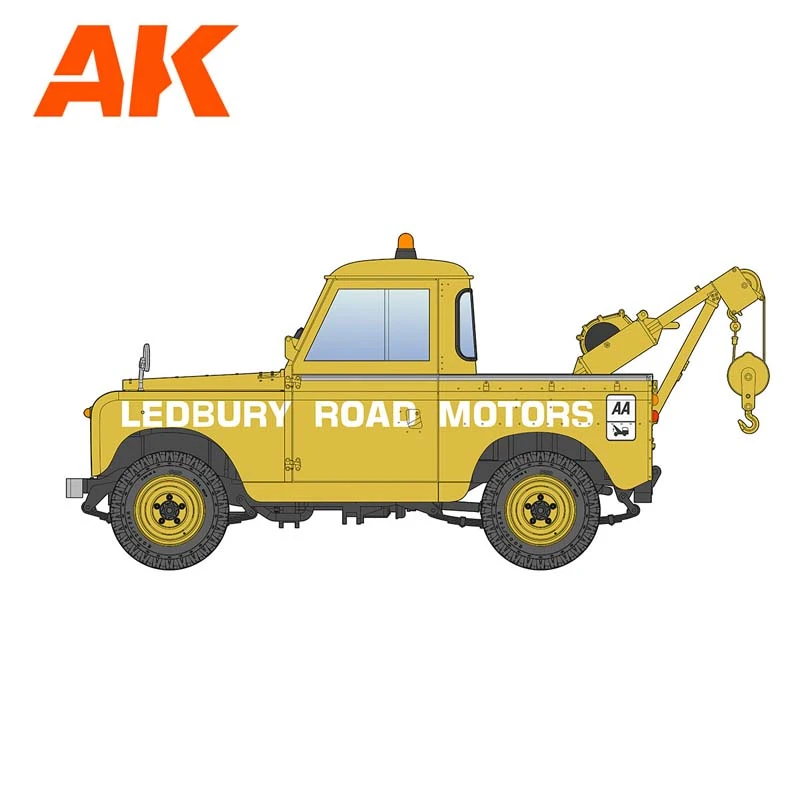 1/35 Land Rover 88 Series IIA -Crane / Tow Truck AK35014 AK Interactive 11 1/35 Land Rover 88 Series IIA -Crane / Tow Truck AK35014 AK Interactive - Image 9