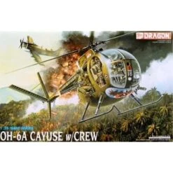 1/35 OH-6A Cayuse W/Crew 3310 Dragon