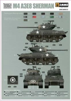1/16 M4A3E8 Sherman “Easy Eight” Andy’s Hobby HQ 20 1/16 M4A3E8 Sherman “Easy Eight” Andy’s Hobby HQ -Scalemodelshop Sales Store DECAL1