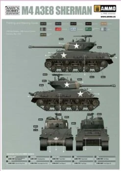 1/16 M4A3E8 Sherman “Easy Eight” Andy’s Hobby HQ 21 1/16 M4A3E8 Sherman “Easy Eight” Andy’s Hobby HQ -Scalemodelshop Sales Store DECAL2