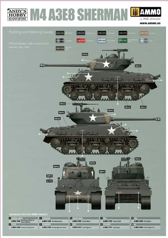 1/16 M4A3E8 Sherman “Easy Eight” Andy’s Hobby HQ 10 1/16 M4A3E8 Sherman “Easy Eight” Andy’s Hobby HQ - Image 8
