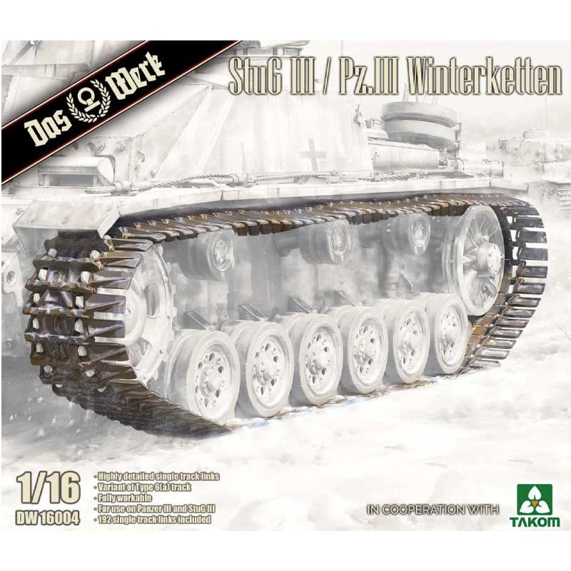 1/16 Stug III Ausf. G Winter Tracks DW16004 Das Werk 3 1/16 Stug III Ausf. G Winter Tracks DW16004 Das Werk