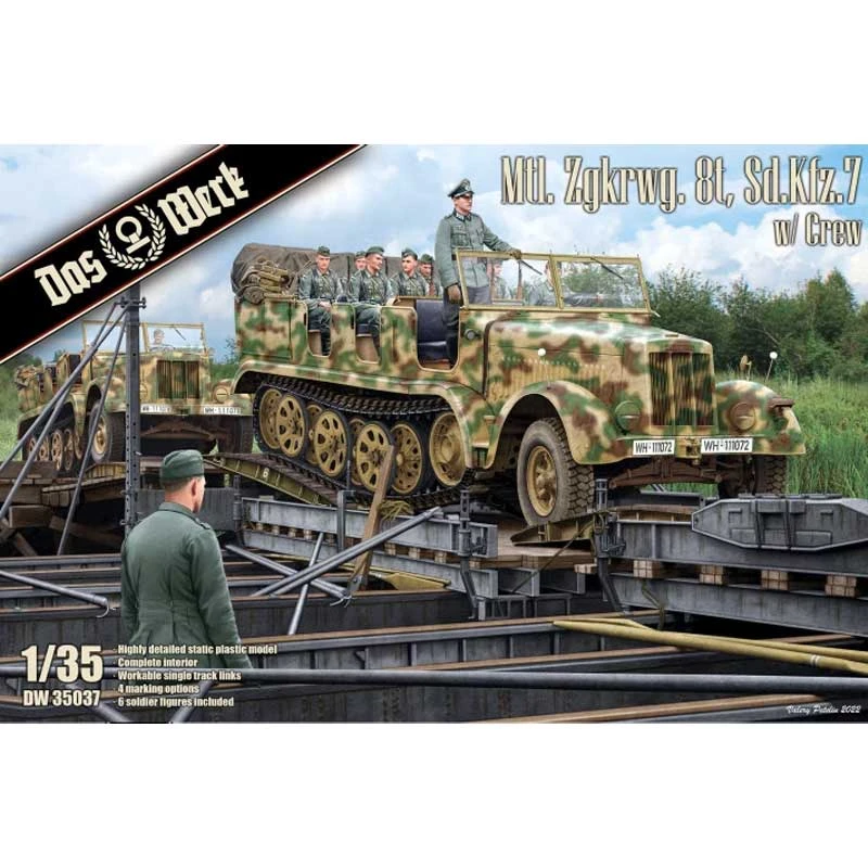 1/35 Mtl. Zgkrwg. 8t, Sd.Kfz. 7 DW35037 Das Werk 3 1/35 Mtl. Zgkrwg. 8t, Sd.Kfz. 7 DW35037 Das Werk