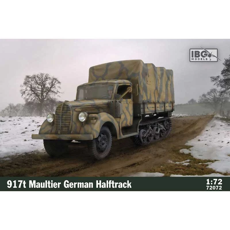 1/72 917t Maultier – German Halftrack 72072 IBG Models 3 1/72 917t Maultier – German Halftrack 72072 IBG Models