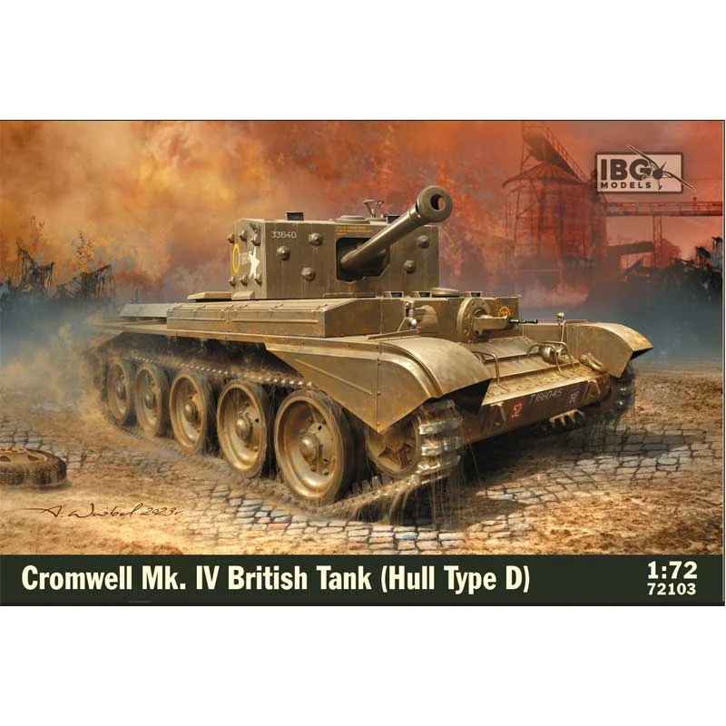 1/72 Cromwell Mk.IV British Tank (Hull Type D) 72103 IBG Models 3 1/72 Cromwell Mk.IV British Tank (Hull Type D) 72103 IBG Models