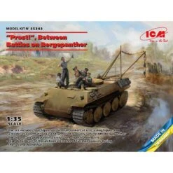 1/35 Prost Between Battles On Bergepanther 35343 ICM