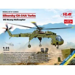 1/35 Sikorsky CH-54A Tarhe, US Heavy Helicopter 53054 ICM