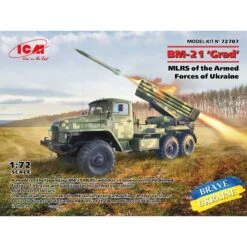 1/72 BM-21 ‘Grad’, MLRS Of The Armed Forces Of Ukraine 72707 ICM