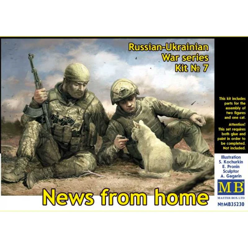 1/35 Kit No.7 News From Home (UKR-RUS War) 35230 Masterbox 3 1/35 Kit No.7 News From Home (UKR-RUS War) 35230 Masterbox