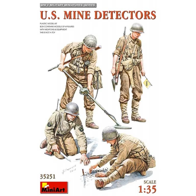 1/35 US Mine Detectors 35251 Miniart 3 1/35 US Mine Detectors 35251 Miniart