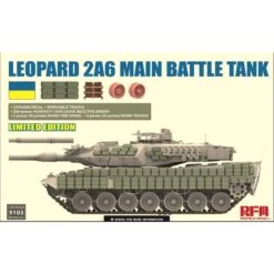 1/35 Leopard 2A6 Main Battle Tank Ukraine Limited Edition RM5103 Rye Field Models