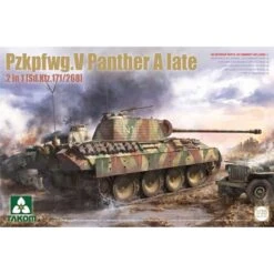 1/35 German WWII PzKpfw V Panther A Late SdKfz 171/268 2 In 1 02176 Takom