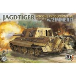 1/35 German Jagdtiger SdKfz 186 Porsche Turret W/ Zimmerit 08012 Takom