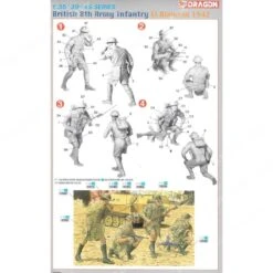 1/35 British 8th Army Infantry El Alam Dragon 6390 -Scalemodelshop Sales Store rh3tunqiwjl